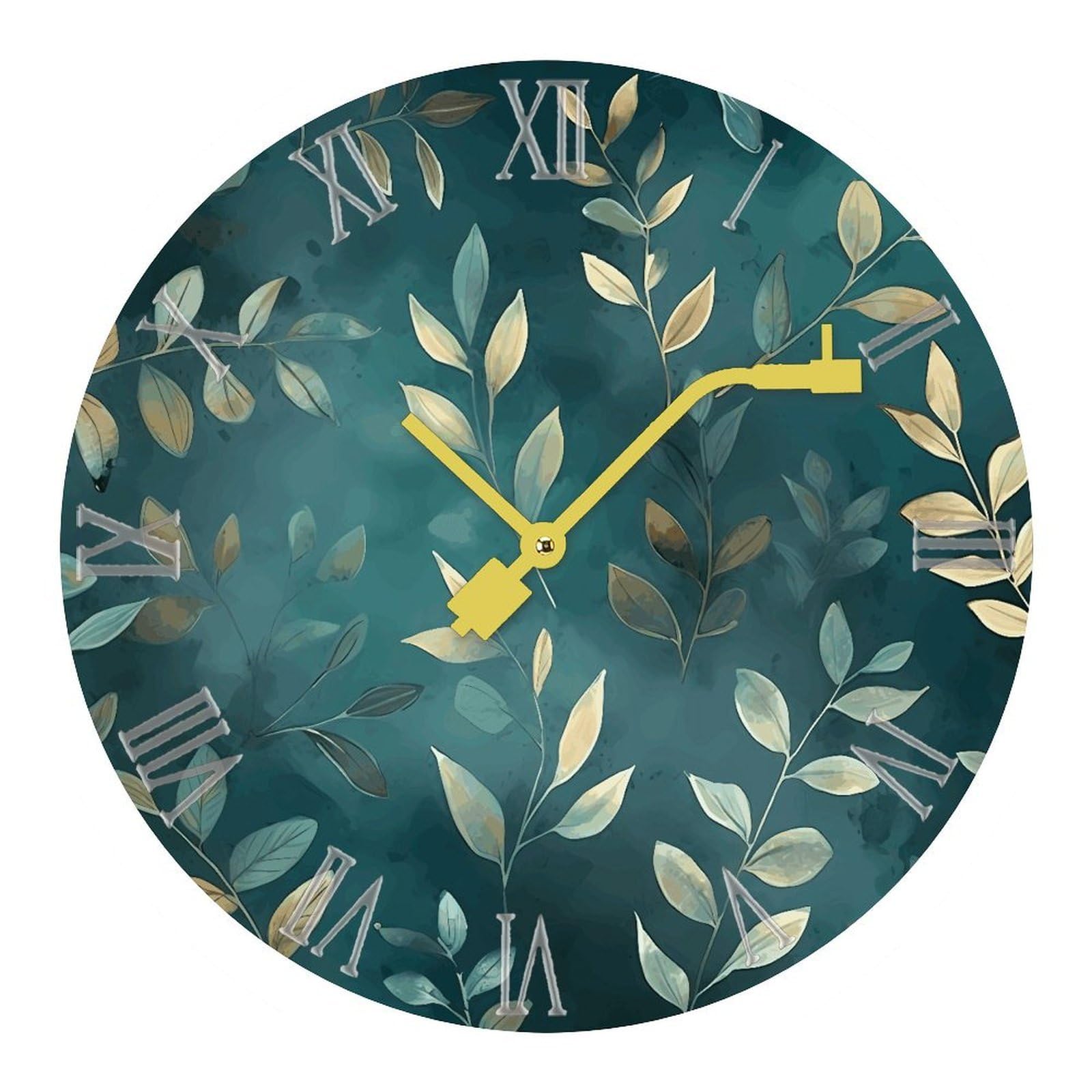 Horloge moderne aquarelle pour sublimer le bureau et la cuisine