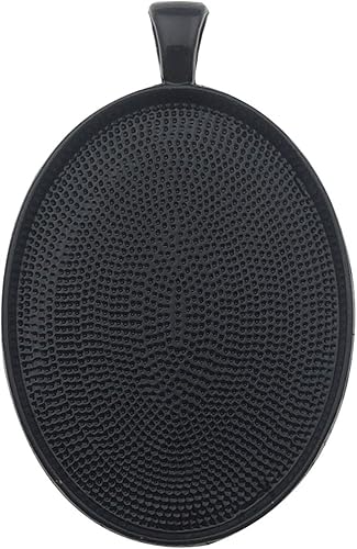 Miniatura 20 de 20pcs 0.709x0.984 in Oval Bisel Colgante Base Bandejas Cabujón Ajustes Bandejas Colgantes Espacios en Blanco 20pcs Mixto No Duplicado (M116) M116