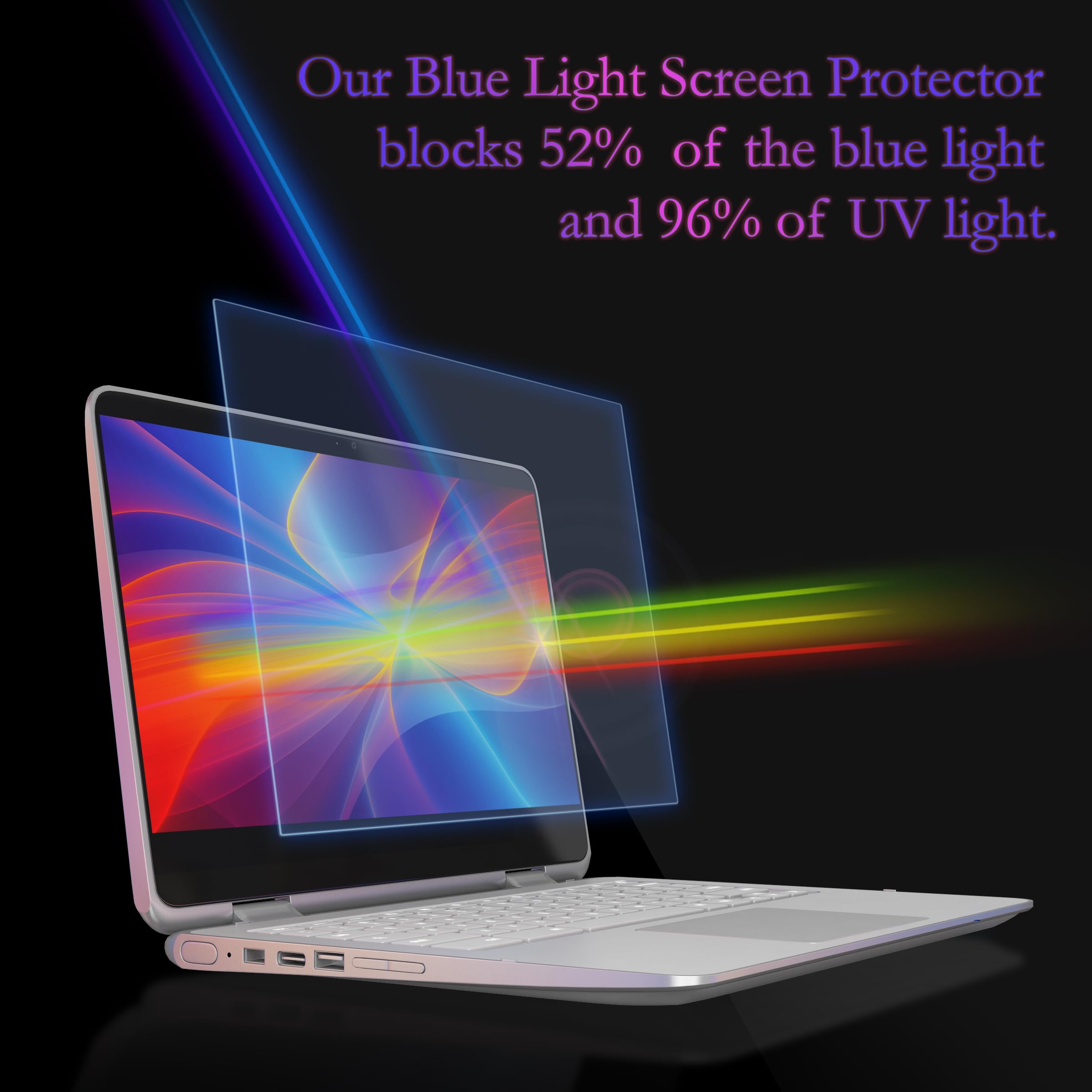 Anti-Blau Licht Displayschutzfolie (3 Stück) für 35,6 cm Laptop. Filter Out blau light und lindern Computer Belastung der Augen zu helfen Sie Schlafen besser