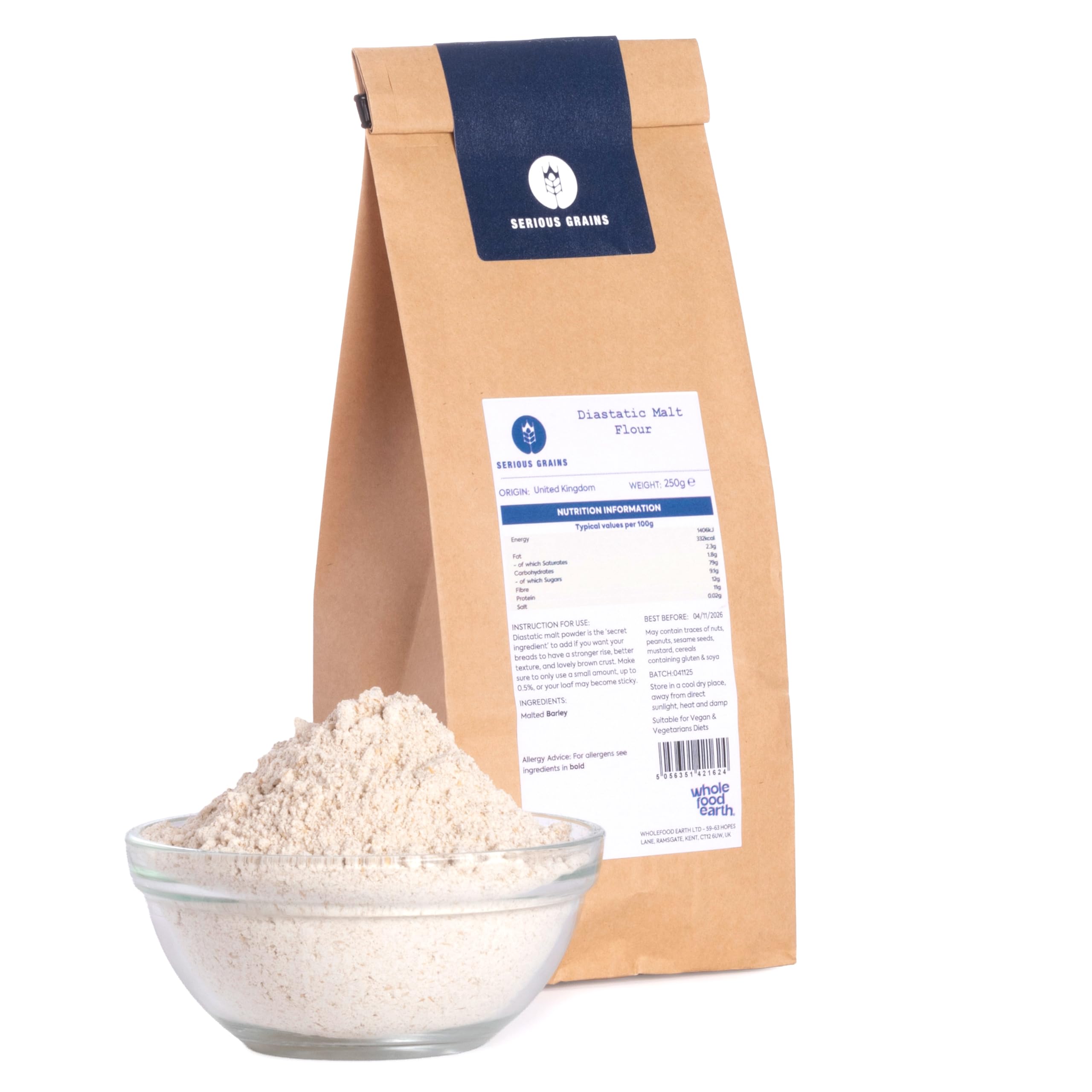 Diastatic Malt Flour - 0.25kg