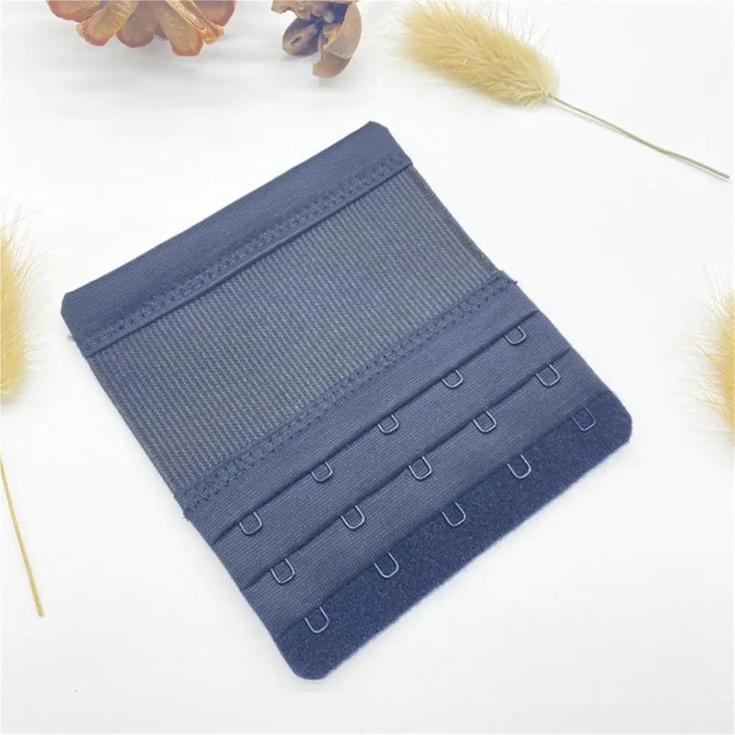 Bra Extenders 10Pcs Extension Strap for Women Adjustable Belt Buckle Nylon Elastic(Black)