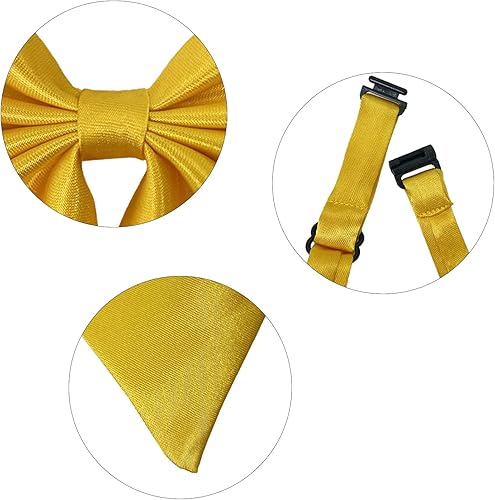 Miniatura 5 de Pajarita para mujeres y adolescentes, elegante corbatín de satén para uniforme escolar, graduación o camiseta, accesorio W-B1