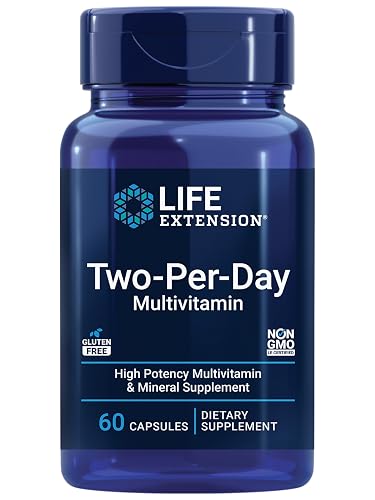 Life Extension Two-Per-Day Multivitamin - for Heart, Brain, Blood Vessel