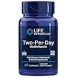 Life Extension Two-Per-Day Multivitamin - for Heart, Brain, Blood Vessel & Cellular Health - Essential Vitamins & Minerals for Well-Being - Two Per Day - Gluten-Free - Non-GMO - 60 Capsules