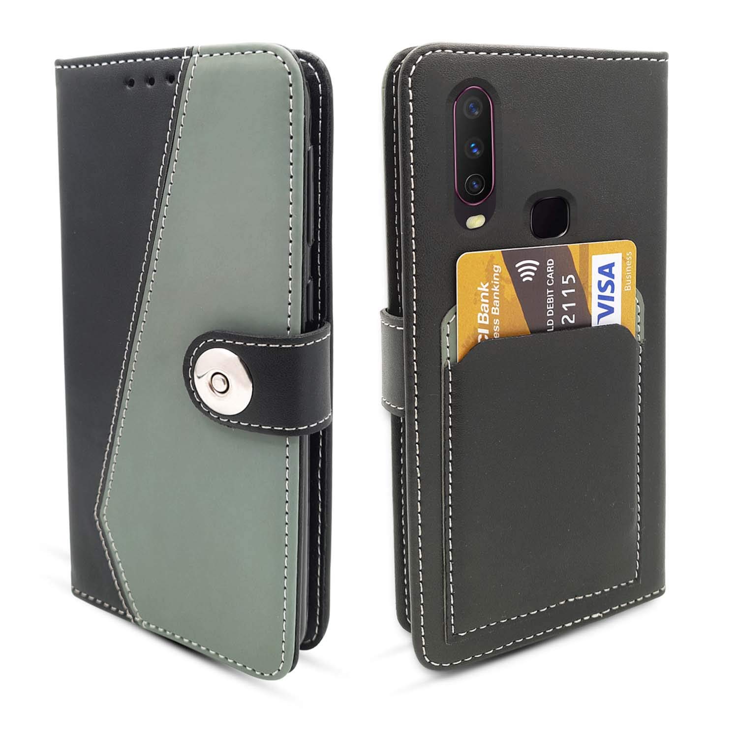 Pikkme Vivo Y12 / Y15 /Y17 / U10 Flip Cover Magnetic Leather Wallet Case Shockproof TPU for Vivo Y12 / Y15 /Y17 / U10 (Grey) (B08VWTN8QL) Amazon Price History, Amazon Price Tracker