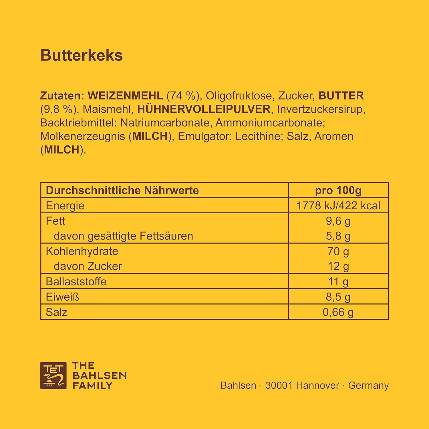LEIBNIZ Butterkeks -30 % Zucker, 20er Pack, zuckerreduzierte Butterkekse, knusprige Kekse in Großpackung als Vorrat oder zum Verkauf (20 x 150 g)