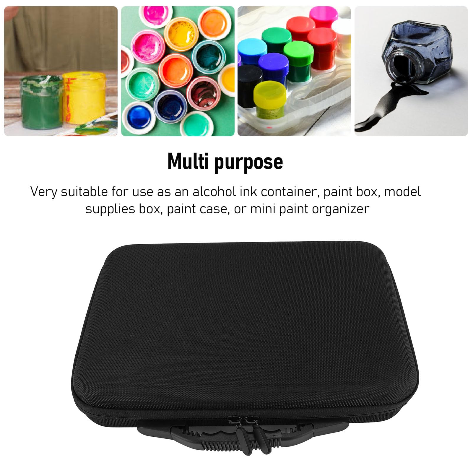 Jectse Étui de Rangement de Peinture pour Modèle de 60 Bouteilles, Mini Support de Peinture Pouvant Contenir jusqu'à 60 Bouteilles de 5 ML, 10 ML, 15 ML, Organisateur de Stockage