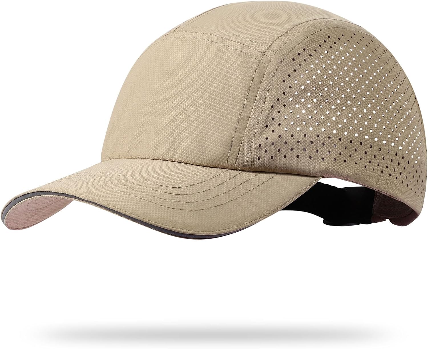 Cooling Breathable Mesh Sports Cap Lightweight Quick Dry Run Hat with Reflective Trim for Men Women Outdoor UPF 50+ Sun Hats