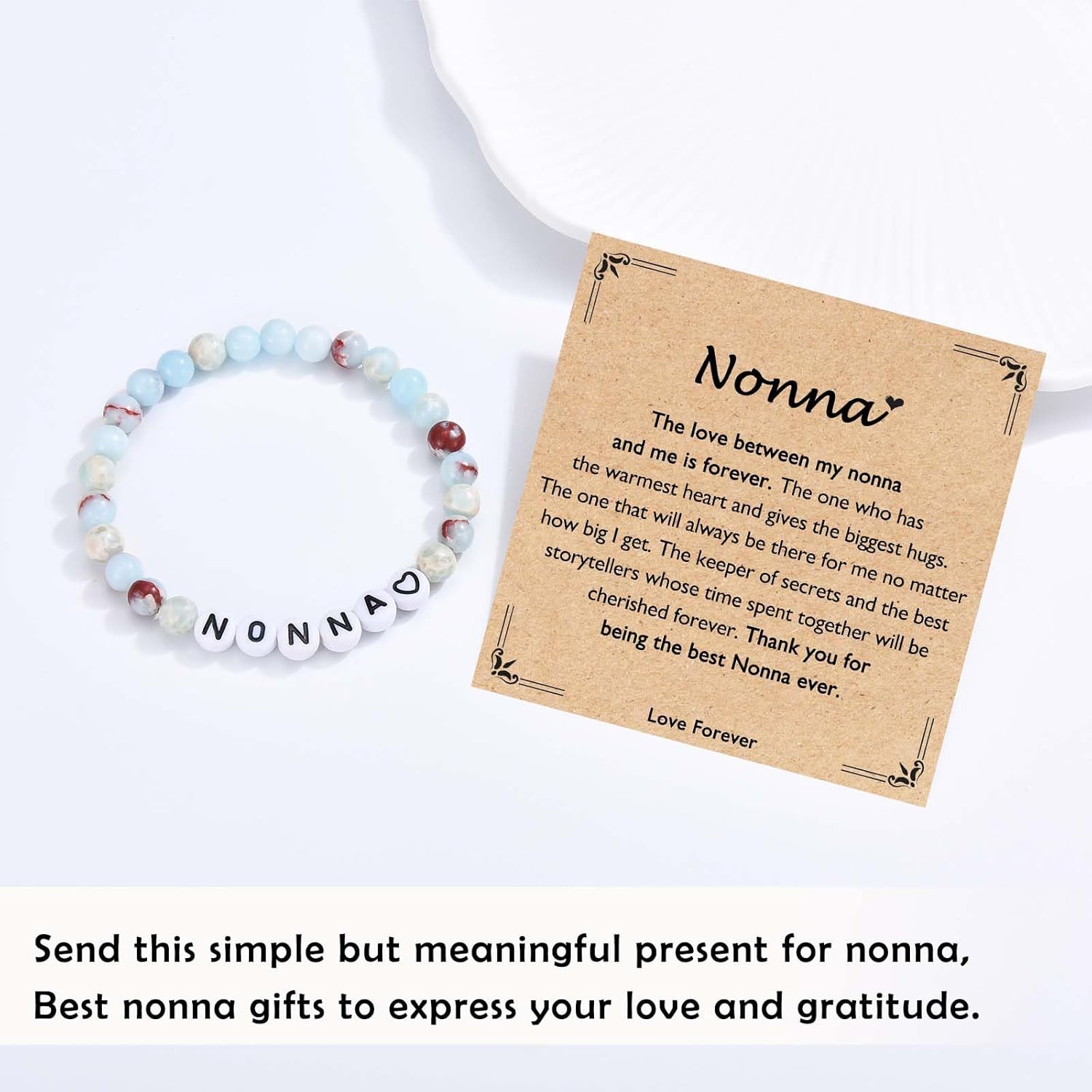 Mom Grandma Wife Aunt Nana Mama Gigi Mimi Grammy Granny Nonna Bracelet Jewelry Gifts for Women Adults on Mother's Day Valentines Christmas Birthday Easter Thanksgiving - Image 2