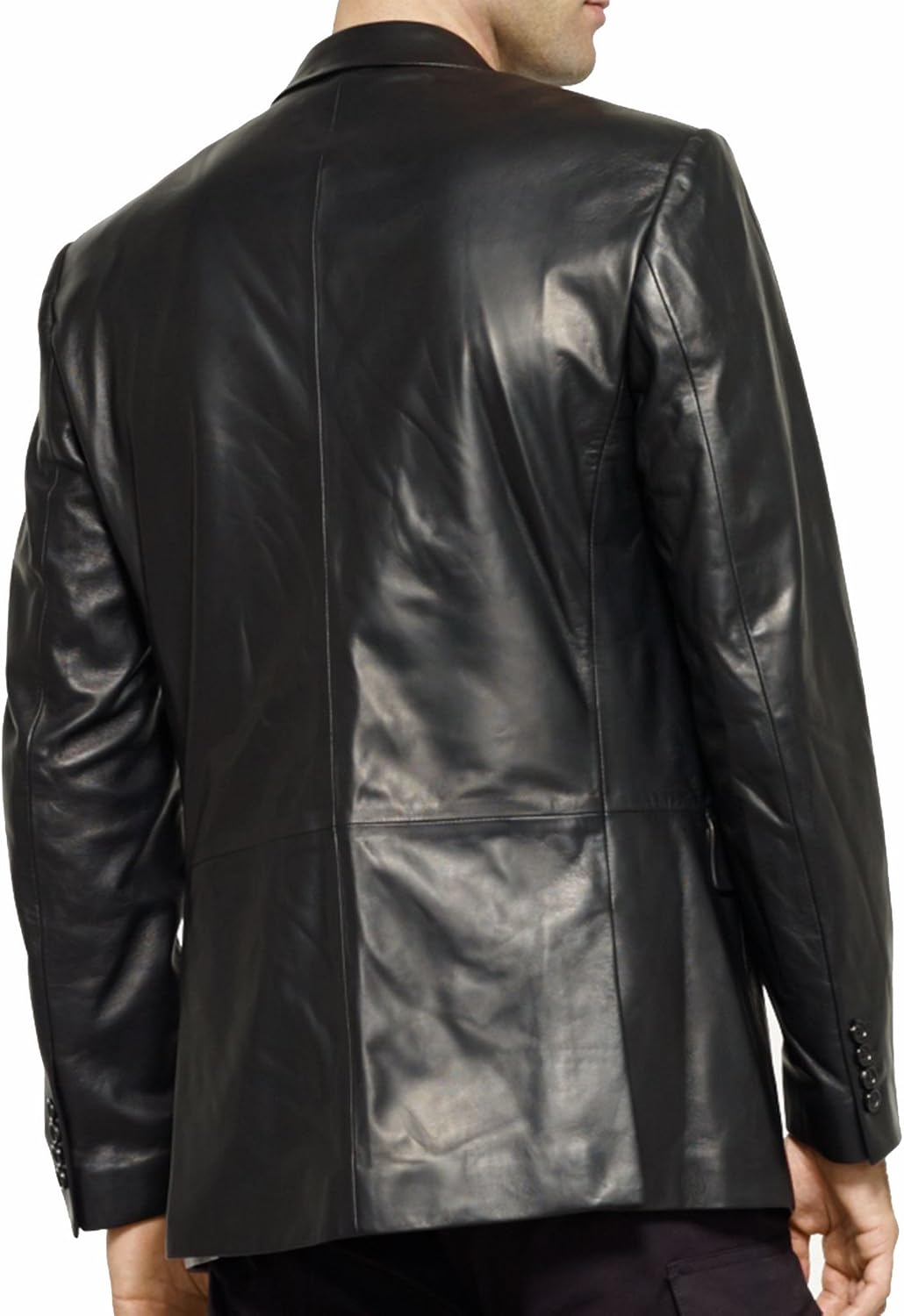 Men's Lambskin Leather Blazer KB001