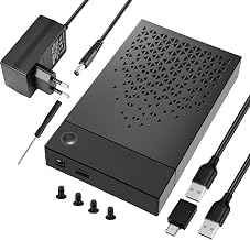 Station d'accueil pour Disque Dur USB 3.0 SATA HDD, Boitier Disque Dur 2.5"/3.5" 6Gbps, Adaptateur SATA USB pour SSD/HDD, Boitier SSD Externe, Lecteur DisqueDur, UASP