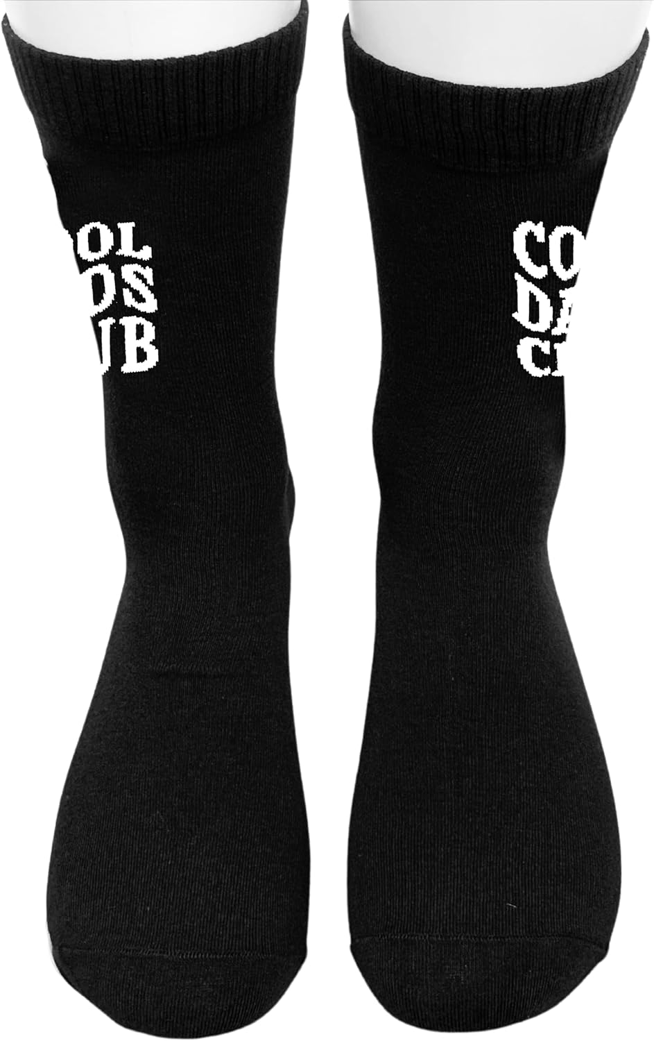 Cool Uncles Club – Black Crew Socks for Men | Dad Gift Idea.(162)