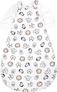 Meyco Baby Schlafsack 2-teilig - 2,5 TOG - Ganzjahresschlafsack Unisex - 100% weiche Baumwolle - Oeko Tex zertifiziert - mit Rundum-Reißverschluss - hautfreundlich & atmungsaktiv