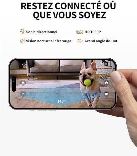 PETKIT Distributore Automatico Cibo per Gatti e Cani con Telecamera HD 1080P, WiFi 2.4G, 3L, Fino a 5 Pasti al Giorno, Ciotola in Acciaio Inossidabile - 2