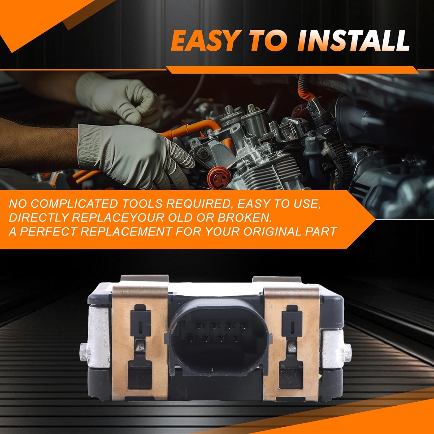 Cruise Control Distance Radar Sensor 3QF907561D 3QF-907-561-D Compatible with Alltrack Atlas Golf Arteon Jetta GTI After-Market Parts