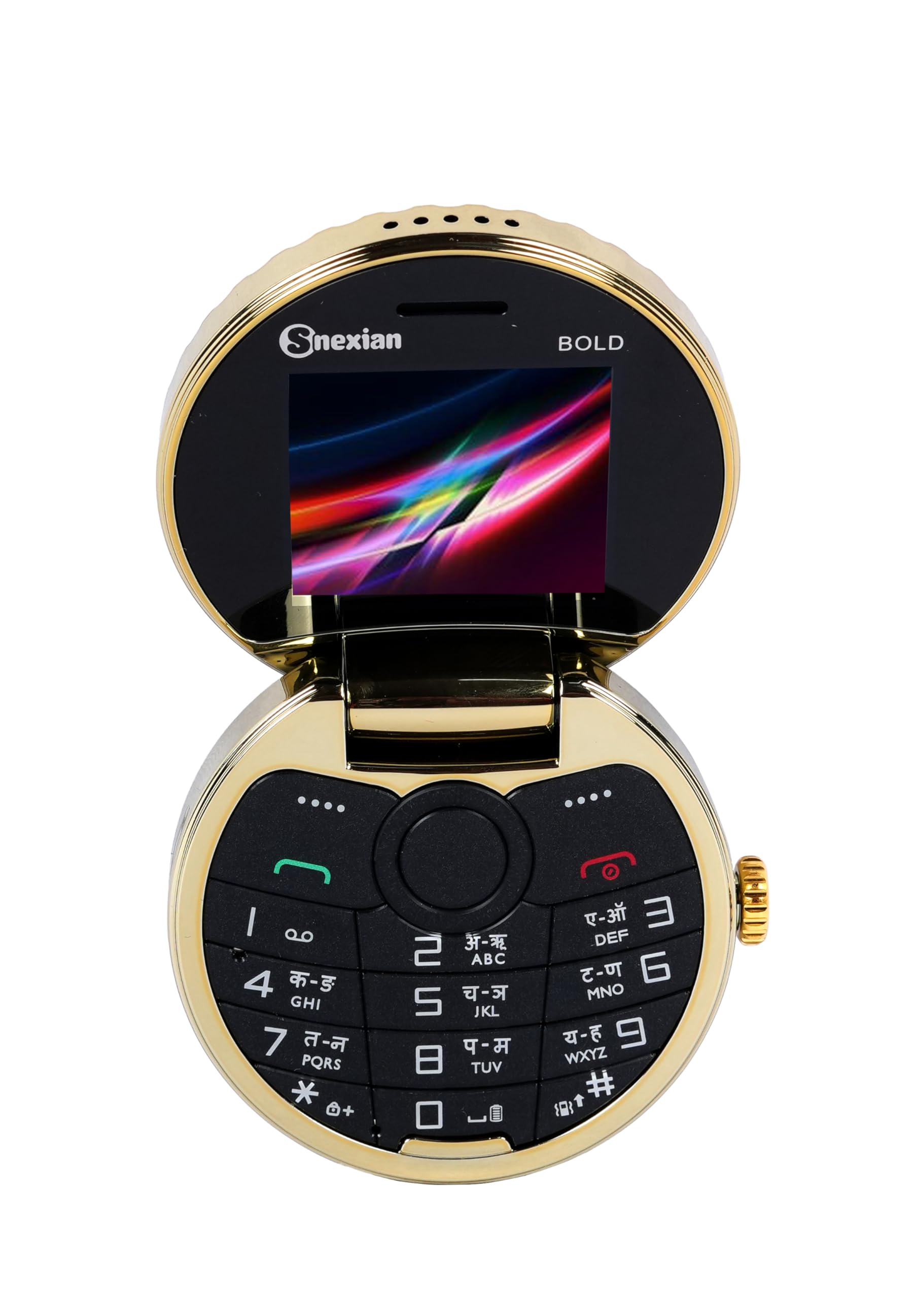 Snexian Bold Royal Flip Dual Sim |Keypad Mobile with 1.8" Display |Flip|Fold|Call & SMS Indicator|Crystal Back Panel |BT Dialer|Voice Changer|Long Lasting Battery|Camera|Feature Phone| Black-image-43