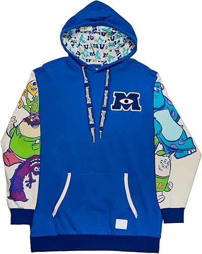 Miniatura 2 de Loungefly Ropa Pixar Monsters University - Sudadera con capucha unisex - Talla L