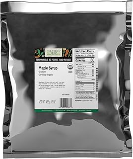Frontier Co-op Maple Syrup Granules, Certified Organic, Kosher | 1 lb. Bulk Bag