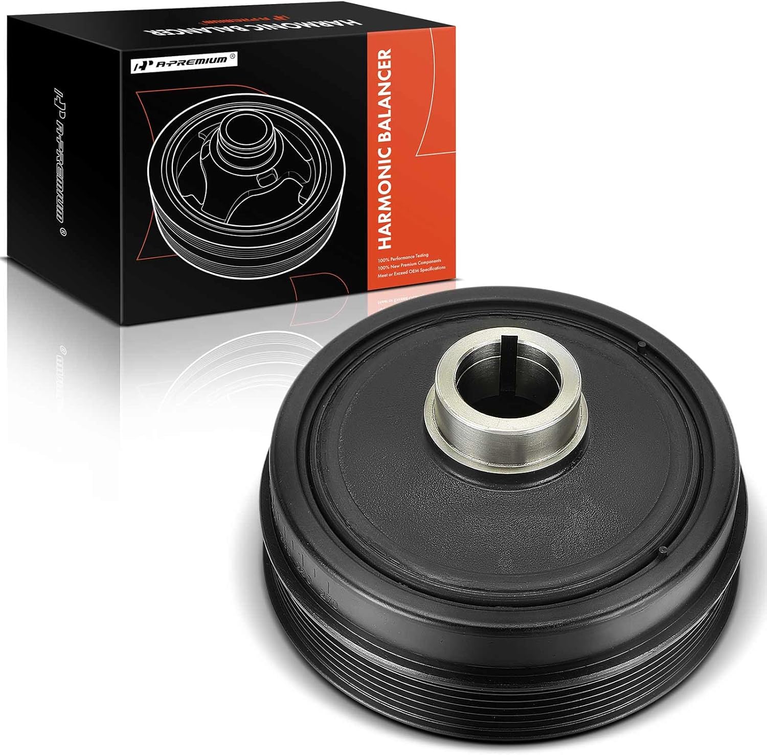 A-Premium Engine Harmonic Balancer Pulley Compatible with Mercedes-Benz E550 2007-2011, GL450 2007-2012, GL550 2008-2012, S450 2008-2011, S5501, CLS550, G550, SL550, R550, CL550, CLK550, ML550