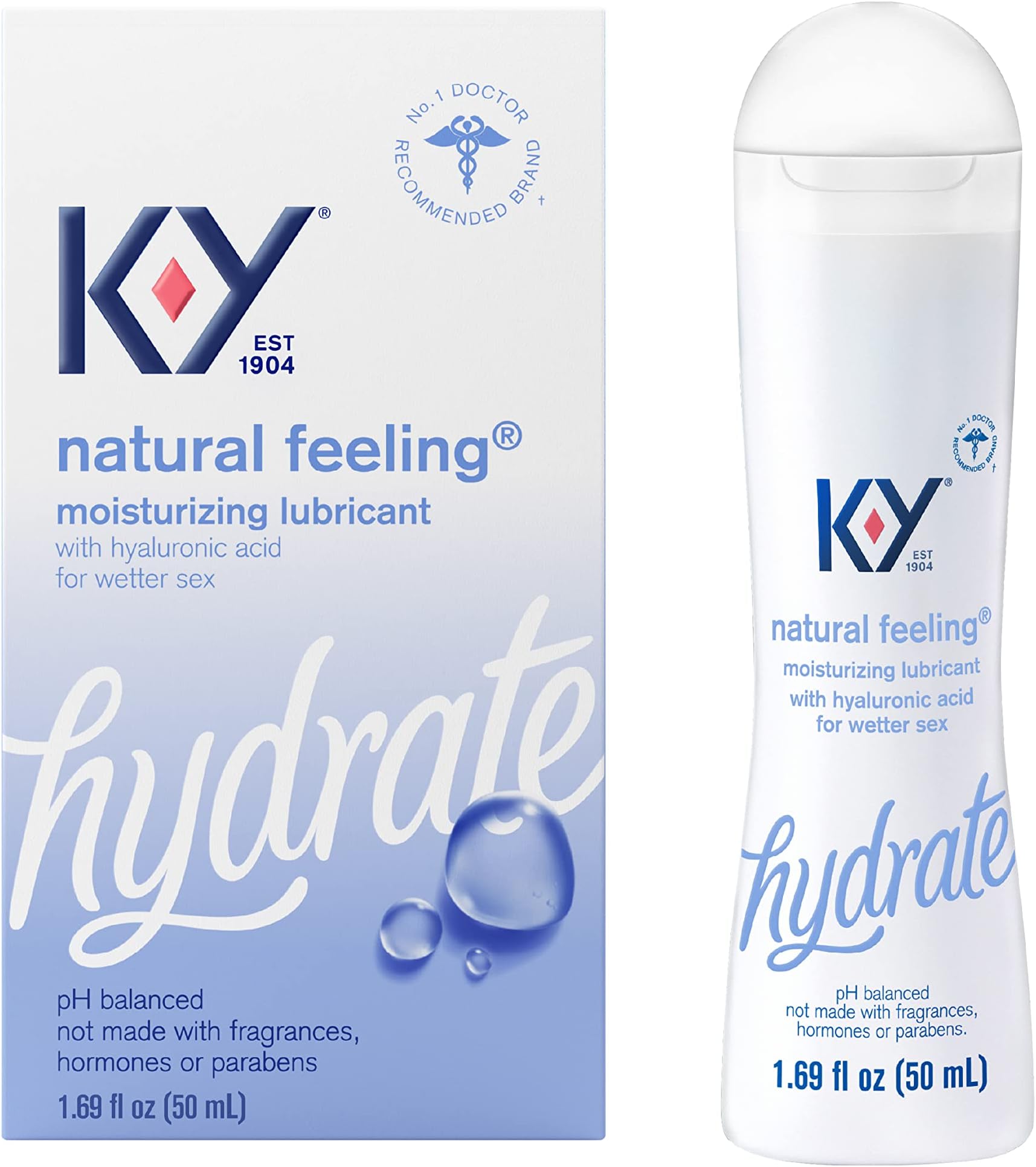 K-Y Natural Feeling w/Hyaluronic Acid - 1.69 oz