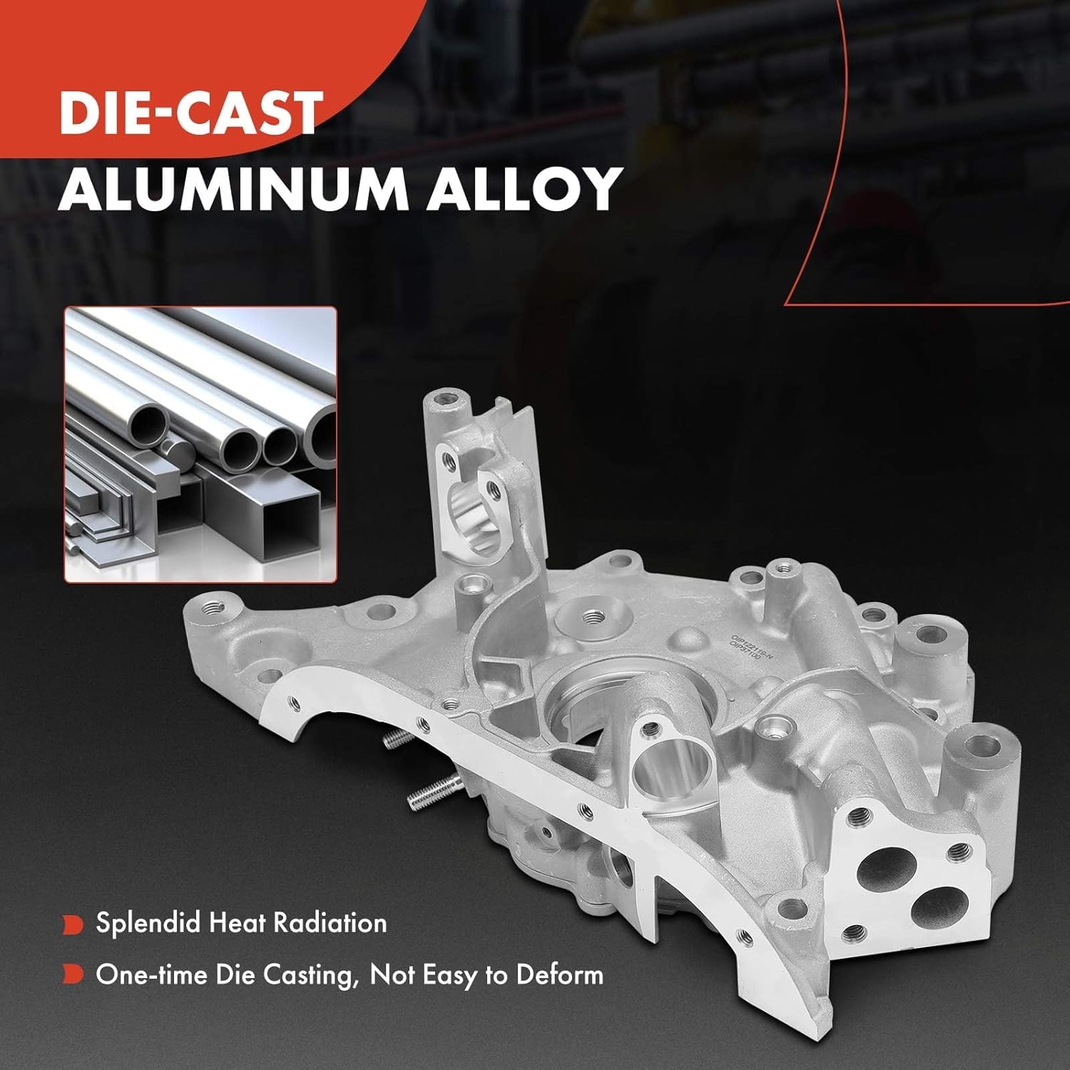 A-Premium Engine Oil Pump Compatible with Toyota Tundra 2000-2009, 4Runner 2003-2004, Sequoia 2001-2009, Land Cruiser 1998-2005 & Lexus GX470 2003-2004, LX470 1998-2005, 4.7L