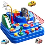 Boys Toys Car Track&comma; Kids Race Track City Adventurous Toy for 3 4 5 6 7 Years Old Girls - Car Toys with 3 Cars&comma; Birthday Gifts Toys for Boys 3-5 Years Old