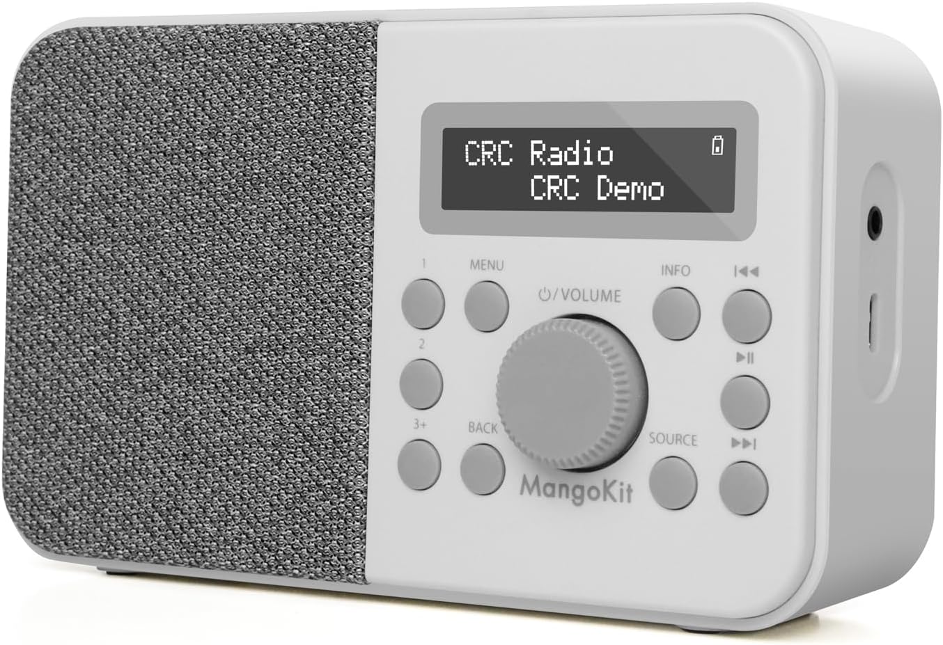 MangoKit PR2S Radio Numérique Dab Portable,et Radio FM,Haut-Parleur ...