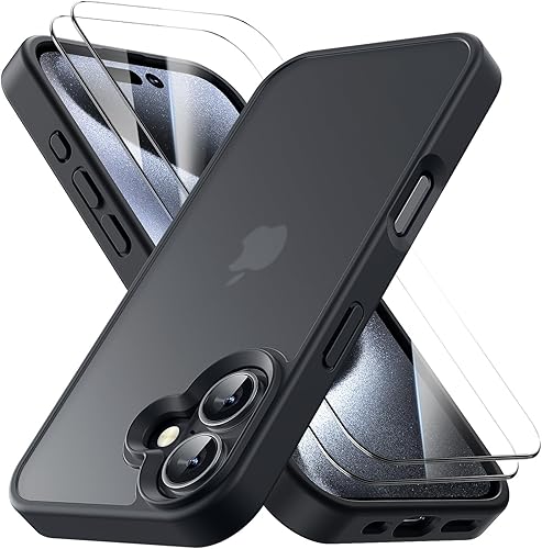 Miniatura 322 de Funda para iPhone 12, a prueba de golpes, para iPhone 12 Pro, protección contra caídas de grado militar, parte trasera dura, delgada, translúcida