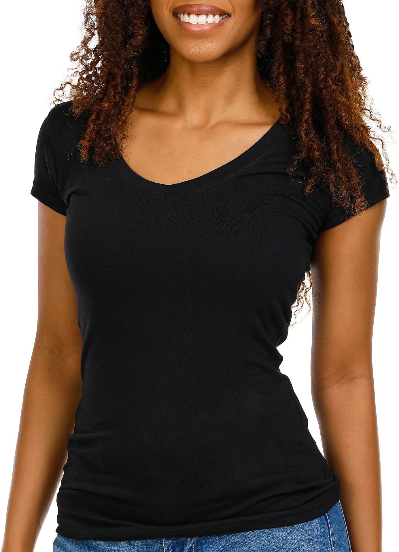 Aveto Juniors the Basic V-Neck Tee