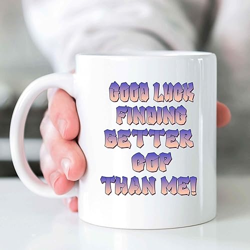 Miniatura 4 de Ideal Cop Gifts for Cops, Christmas Surprise for Brother - Cop Ever Quote, on 11 Oz White Ceramic Coffee Mug