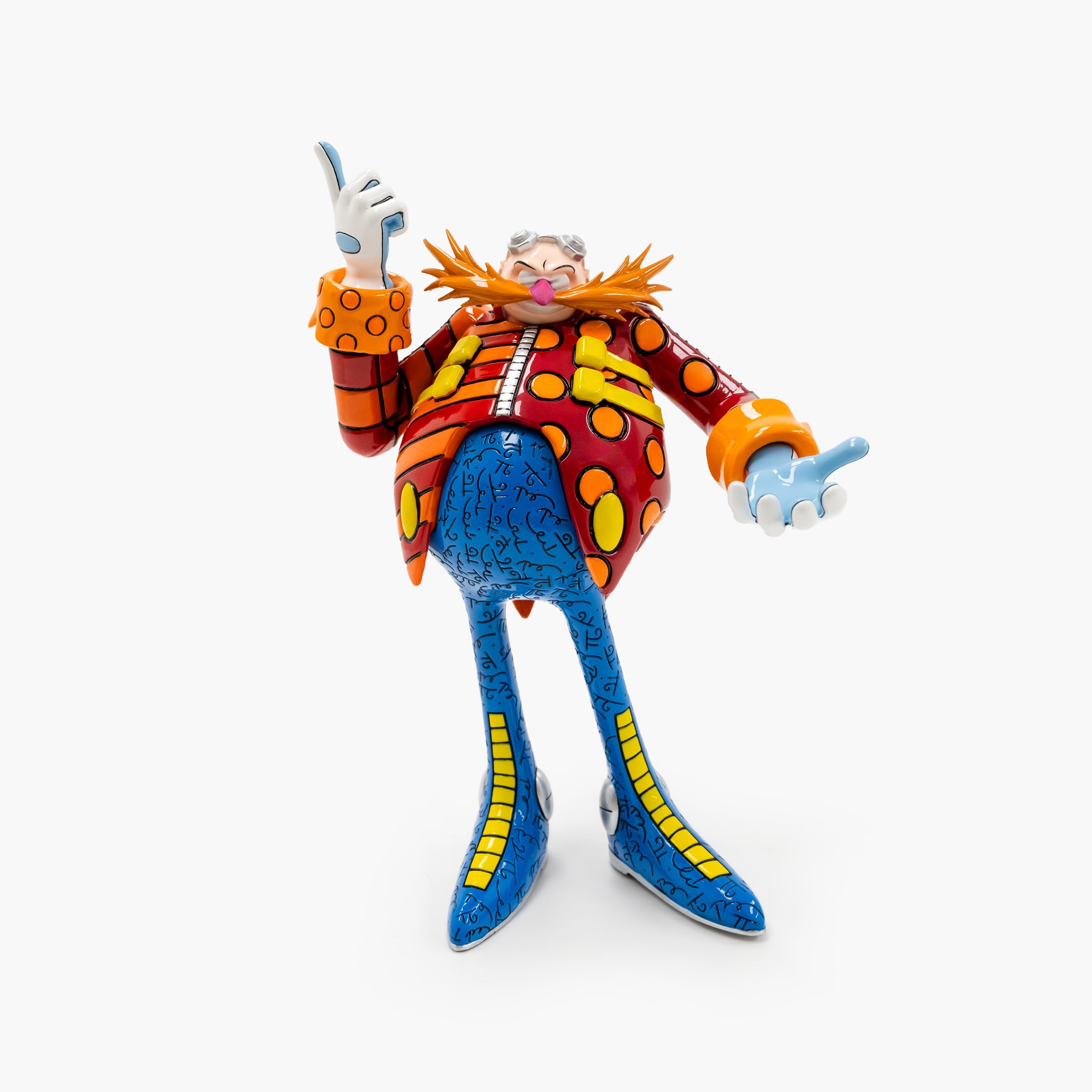Britto SEGA, Figuras de edición limitada | Figuritas coleccionables con licencia oficial de Sonic The Hedgehog (Dr. Eggman (multicolor))