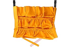 MOLIGOU 12-Pocket Tote Caddy Trash Can Transporter