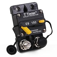 Vista 45 de E69 Interruptor de circuito de 10 A T3 con restablecimiento manual Mini de montaje en superficie IP66 Interruptor conmutable de 10 A