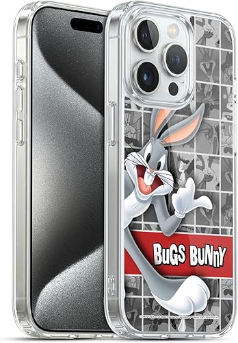 Miniatura 26 de Head Case Designs Funda de gel suave con licencia oficial de Looney Tunes Retro Bugs Bunny compatible con Apple iPhone 11 Pro Max Retro,Blanco y