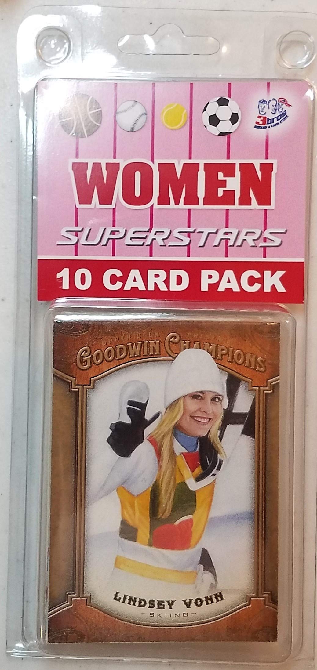 10 card pack women superstars of all sports starter kit all different cards