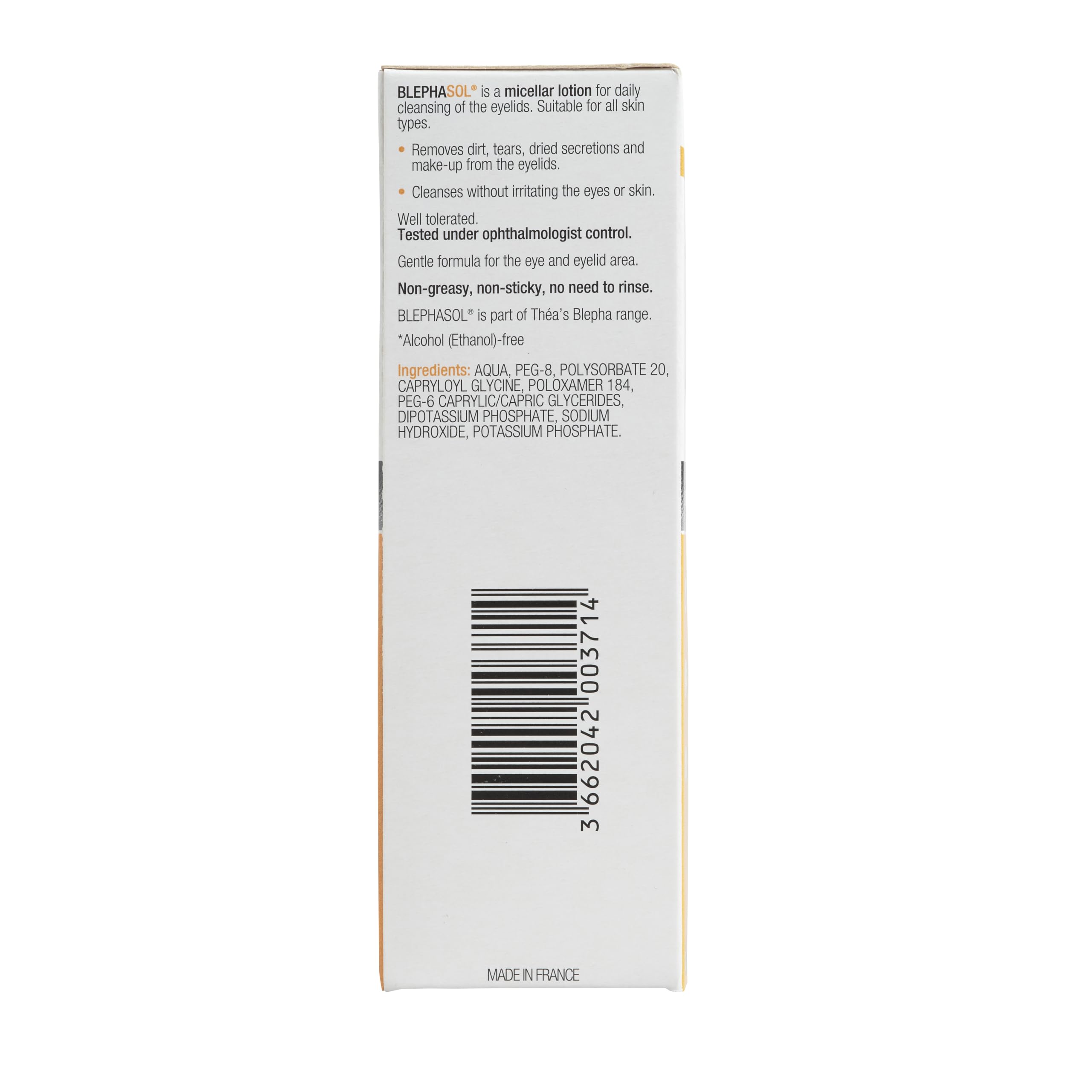 BLEPHASOL Lotion Hydratant de Blephasol Générique Préservatif Gratuit 100 ml