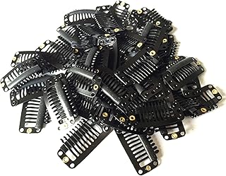 30 PCS Wig Clips 9-Teeth Wig Clips to Sew in Wig Clips to Secure Wig Hair Clips for Wigs Snap Clips for Wigs Clip on Wig for Women Small Wig Clips for Hair Extensions
