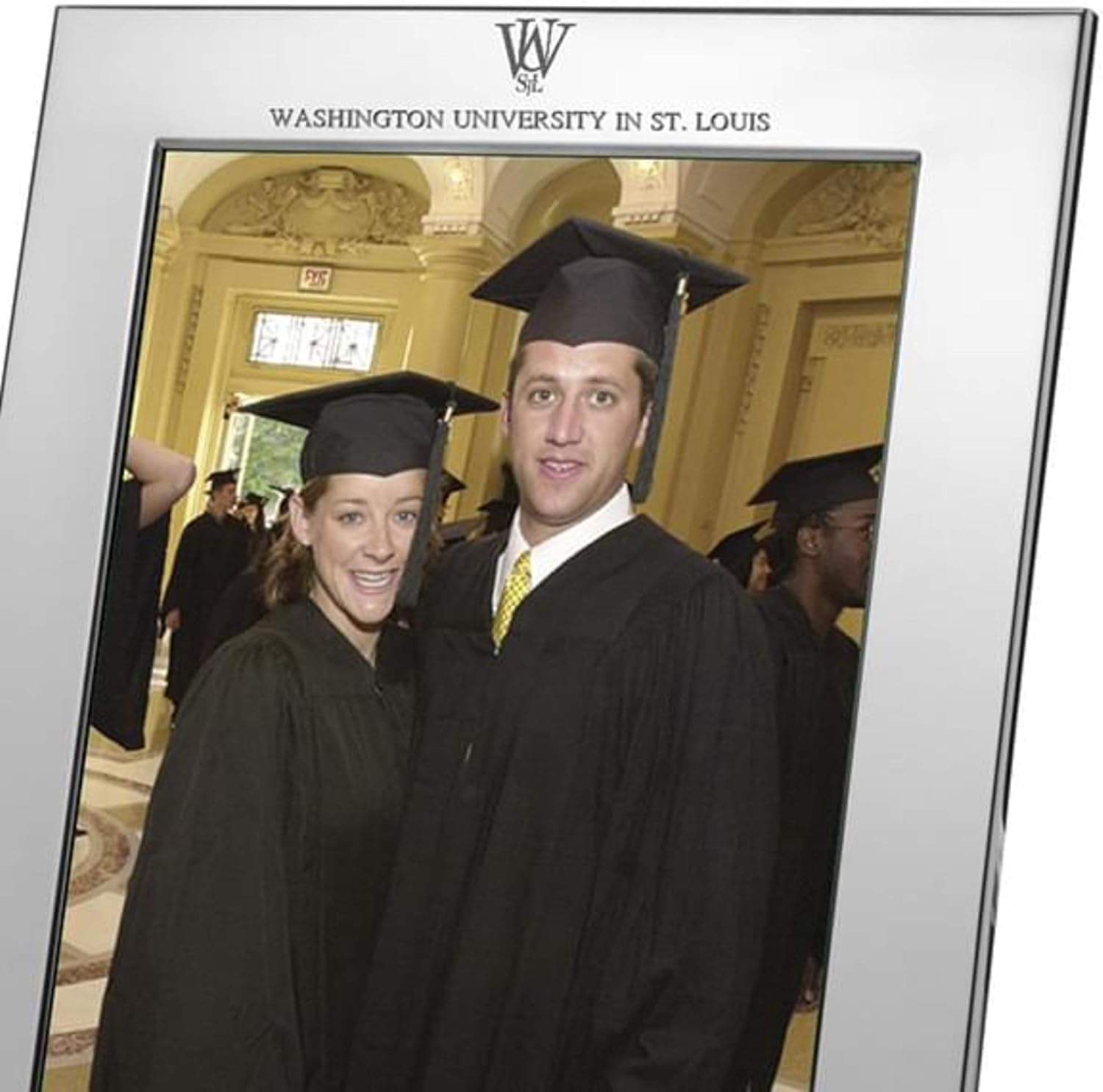 M. LA HART WashU Polished Pewter 8x10 Picture Frame