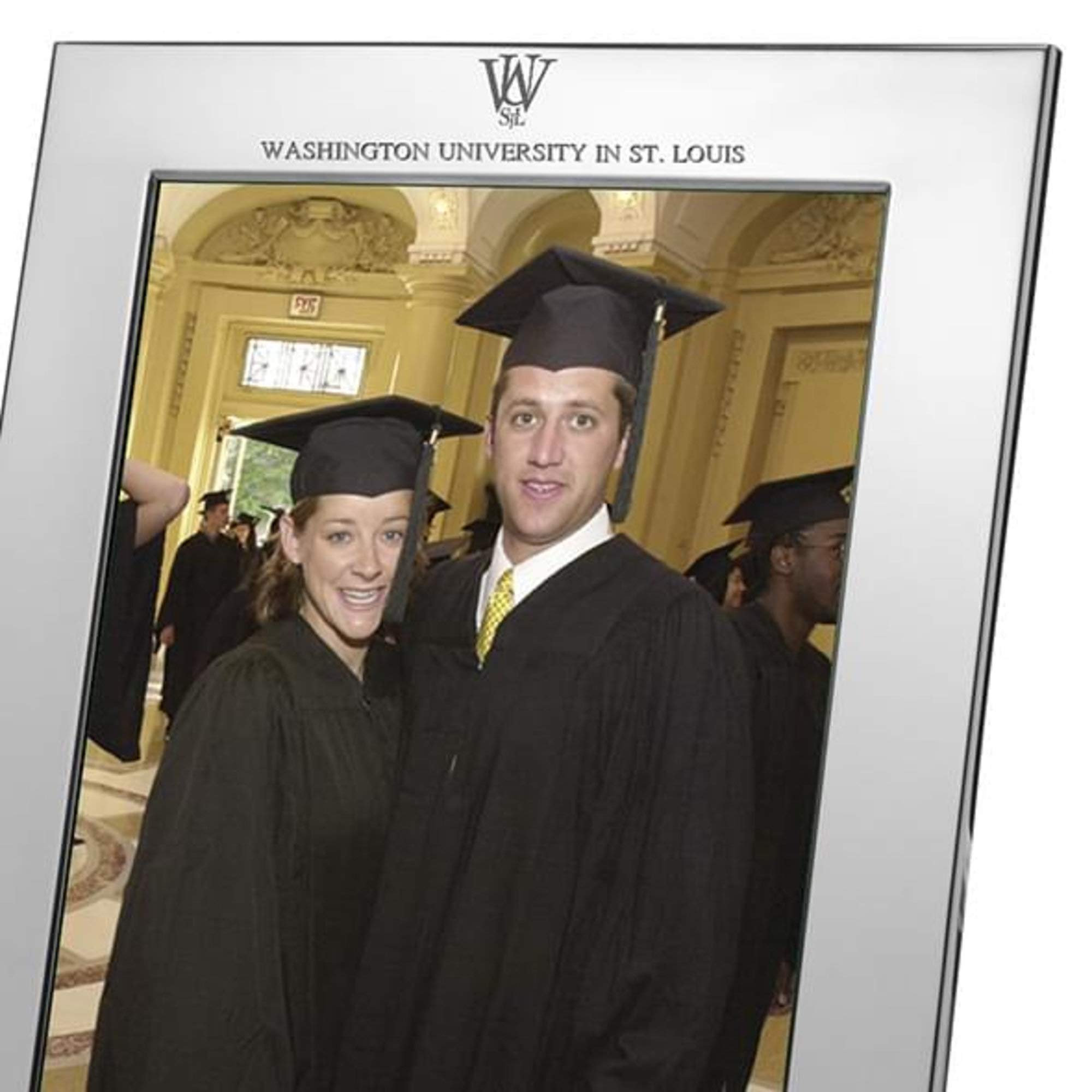 M. LA HART WashU Polished Pewter 8x10 Picture Frame
