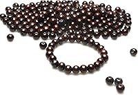 Vista 9 de Cuentas de madera de 0.394 pulgadas (0.394 in), 200 cuentas redondas de madera sueltas de madera para hacer cuentas, manualidades, decoración