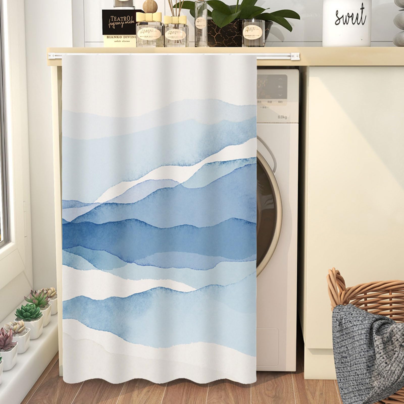 Waterafstotende Netgordijnen Moderne Half Café Keuken Paneelgordijnen