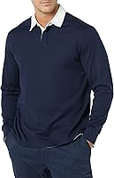 Vista 4 de Tienda Essentials Men's Organic Cotton Long Sleeve Rugby Top (Previously Tienda Aware)