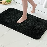 Vista 77 de MIULEE Alfombras de baño naranjas en forma de U, de microfibra suave y absorbente, antideslizantes, de secado rápido, esponjosas, para base