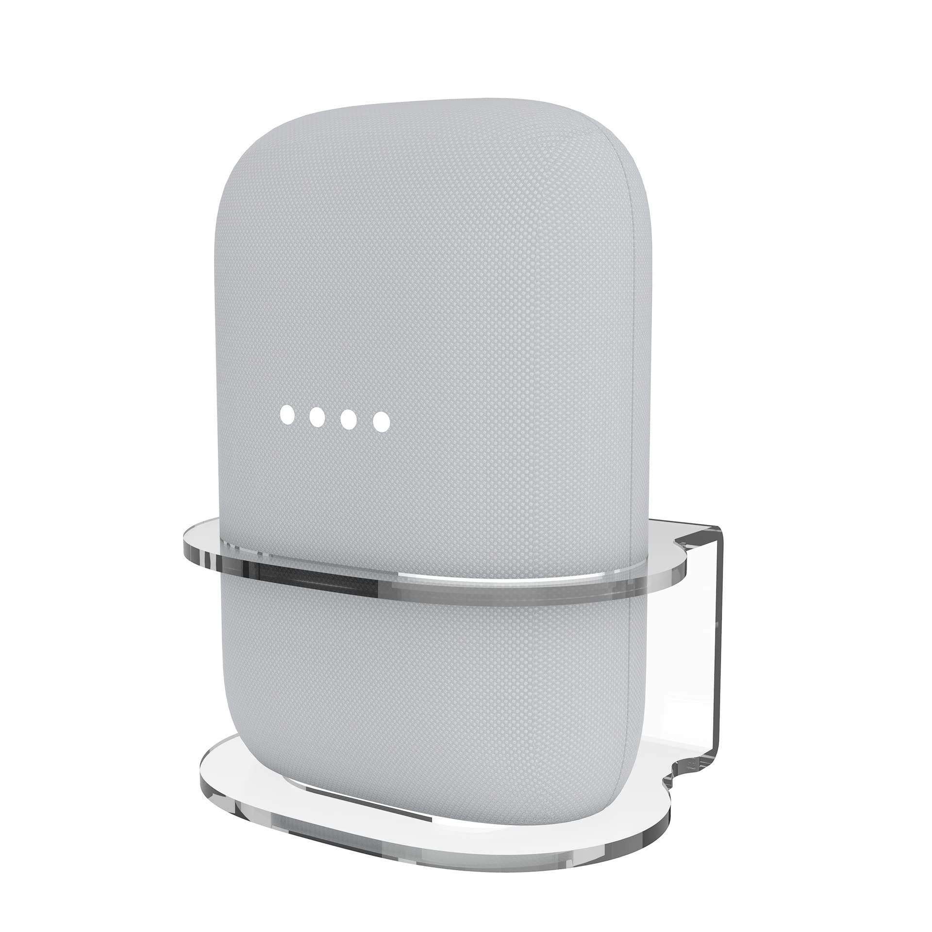 Soporte transparente Google Nest Audio resistente y sin cables enredados 8