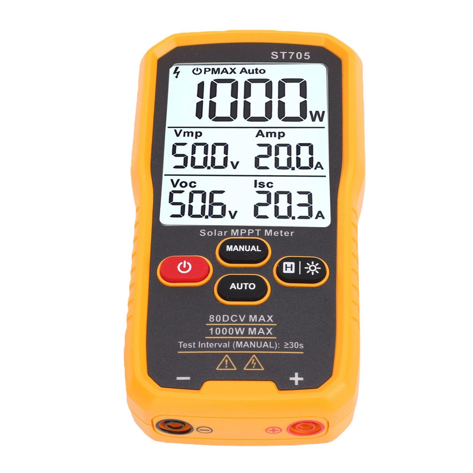 Annadue Tester Paneli Słonecznych 1000W MPPT Analizator PV z