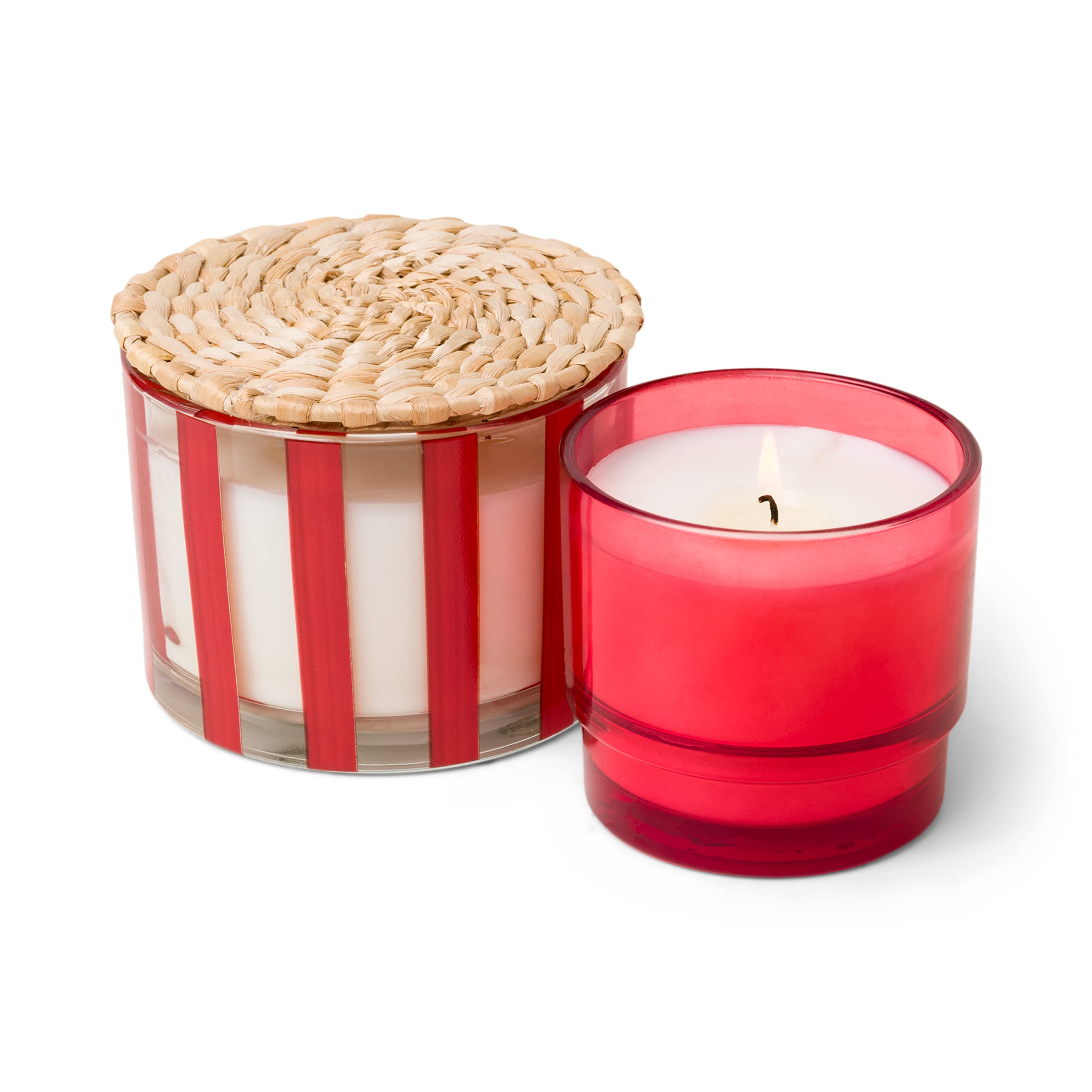 Paddywax Candles Al Fresco Collection Naturally Scented Candle in Reusable Glass Tumbler, 198 Grams, Rosewood Vanilla - Image 2