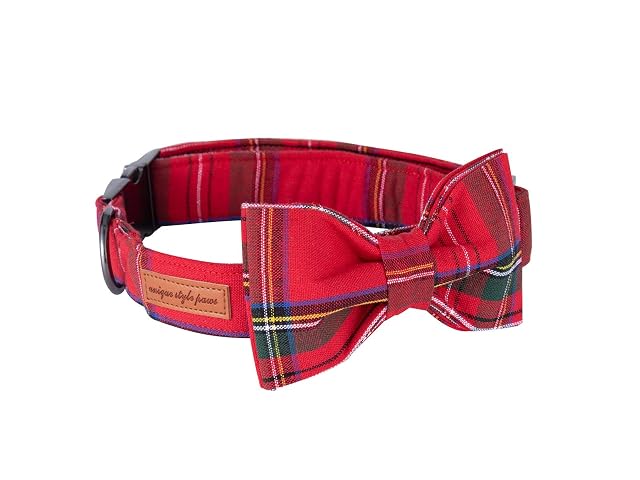 Foto 3 de 7 de Unique Style Paws Collar para perros, pajarita ajustable, collares o correas para perros y gatos, pequeño