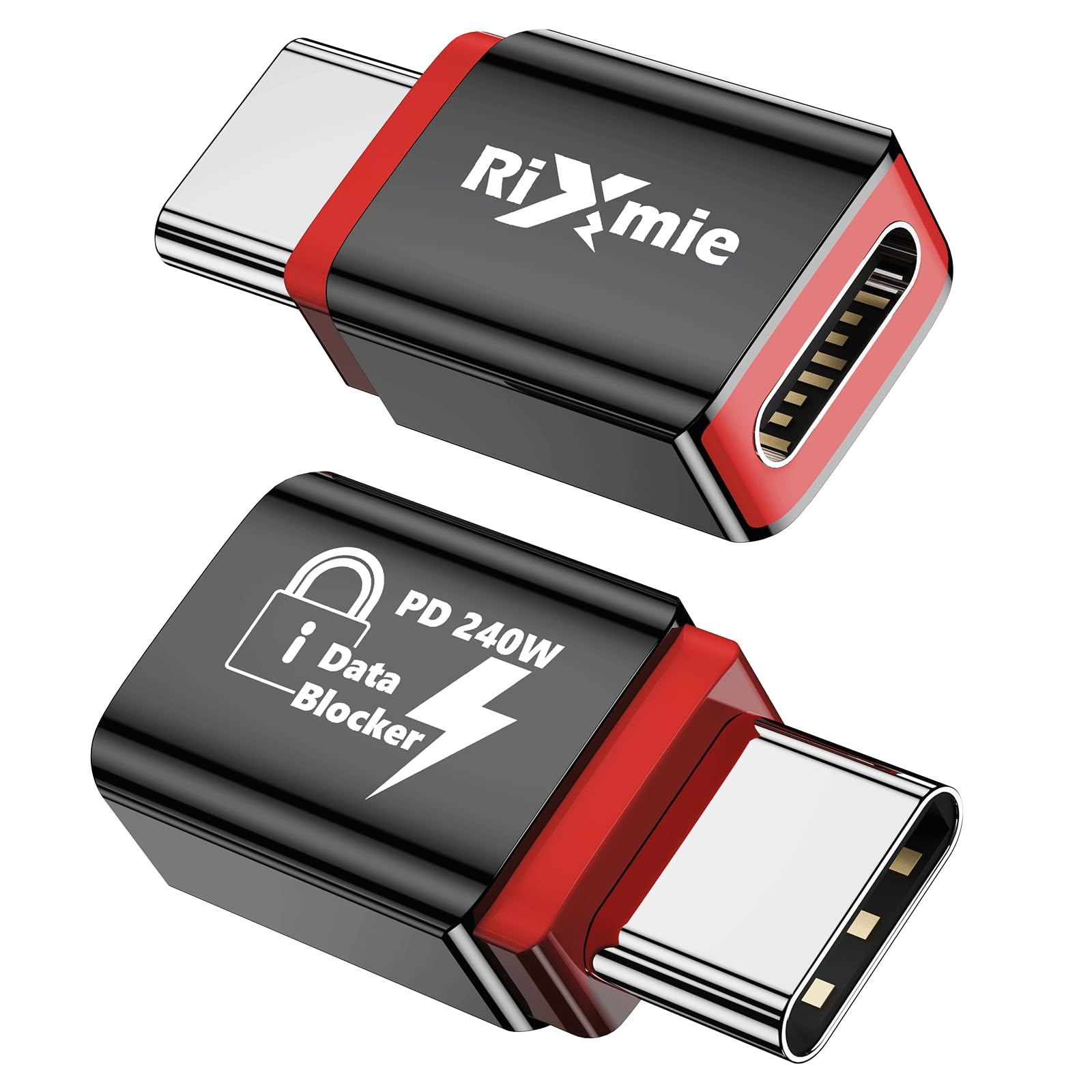 USB Datenblocker Set [2er Pack] - Schutz Vor Hackern An öffentlichen Ladestationen