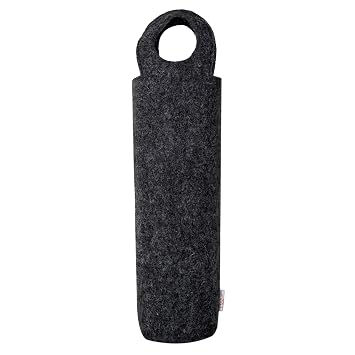 OON Bottle Cover/Holder 1Litre with Handle Dark Grey Felt
