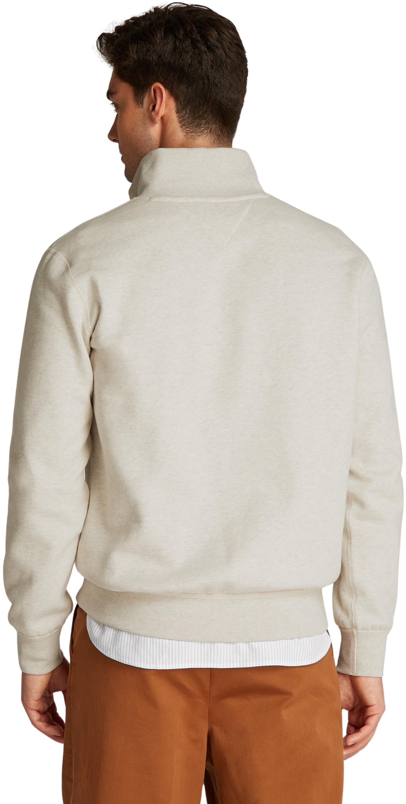 Tommy Hilfiger Chaqueta con Cremallera Hombre Essential Fleece 1/4 Zip con Cuello Marinero con Cremallera